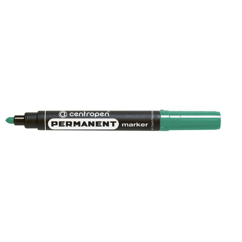 Маркер CENTROPEN перманентний 8566 2,5 мм зелений (8566.04)